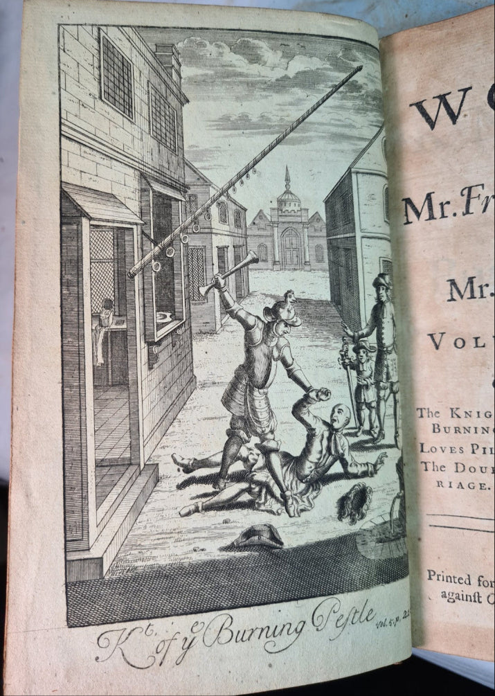 The Works Of Francis Beaumont And John Fletcher, 7 Volumes, Printed 1711.
