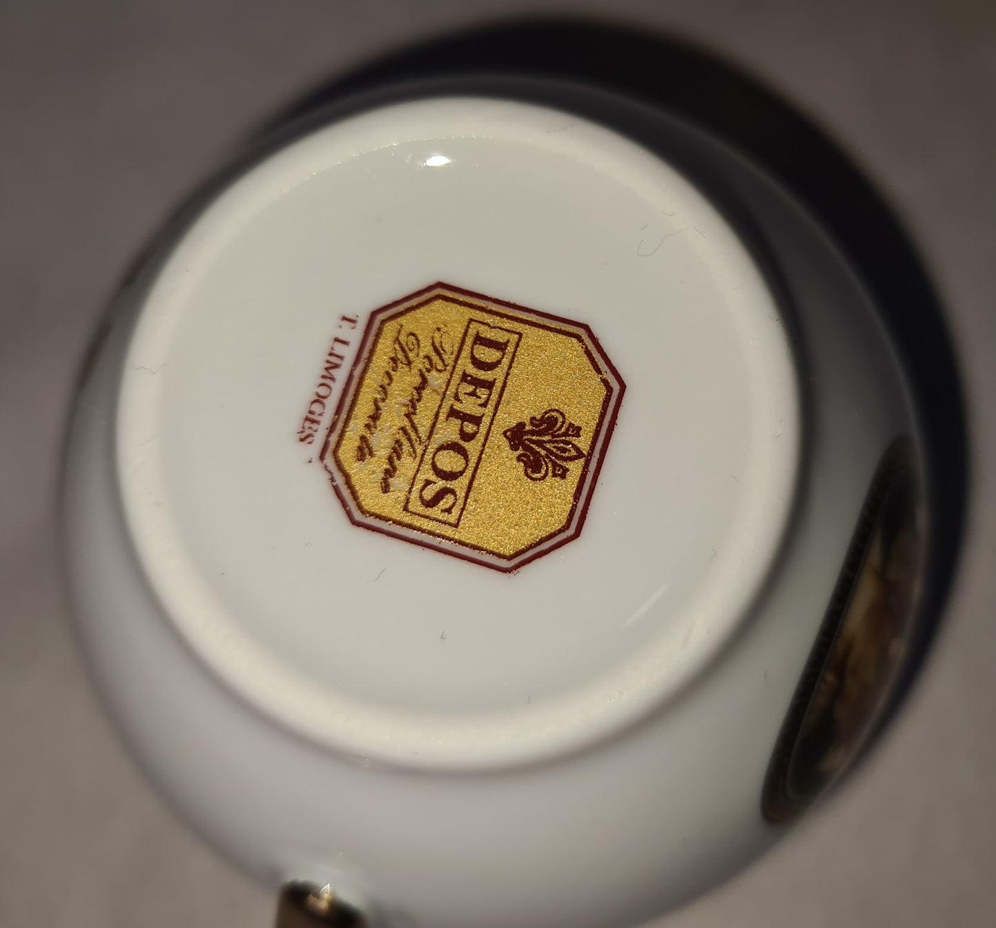 Beautiful Unused Italian T. Limoges Depos Porcelain Tea-Coffee Set for 12.