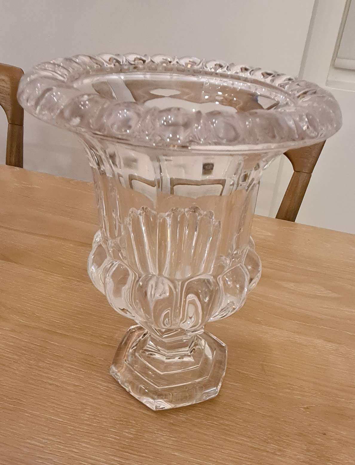 Incredible Antique French Crystal Urn