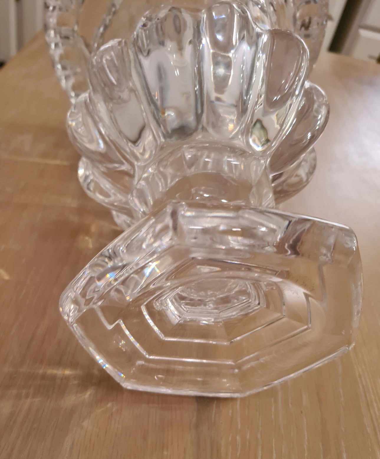 Incredible Antique French Crystal Urn