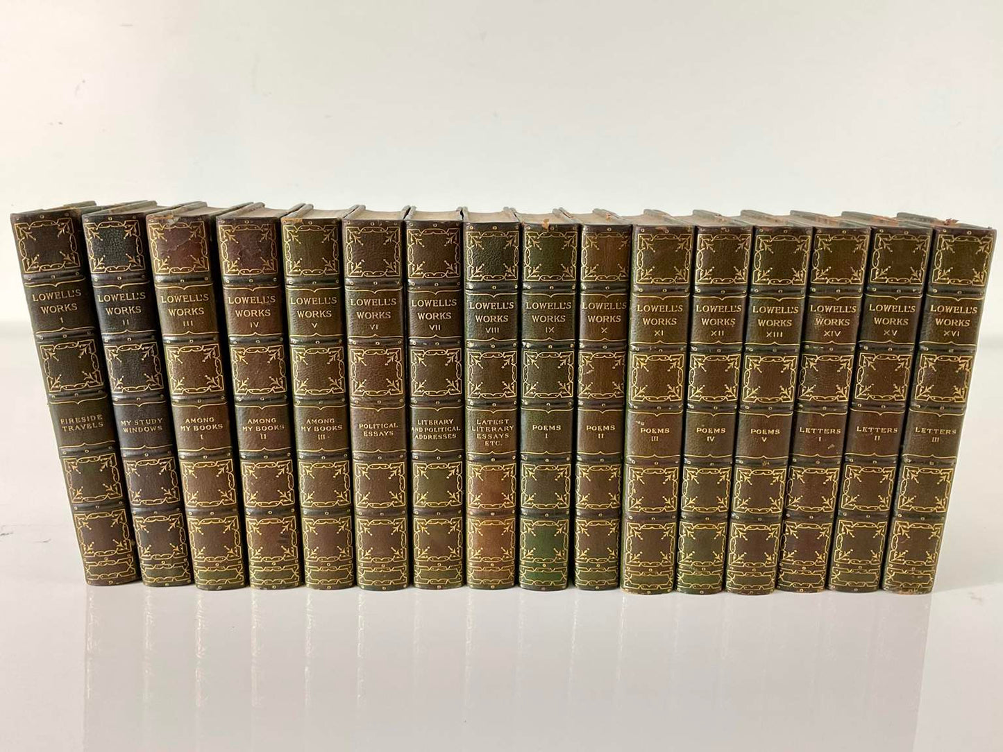 James Russel Lowell Complete Works, 16 Volume Set, 1904
