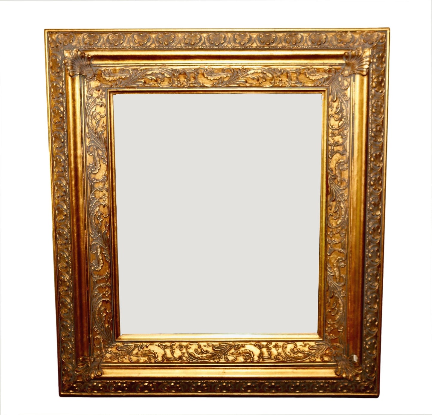 Ornate Gold Gilt Scroll Leaf Mirror