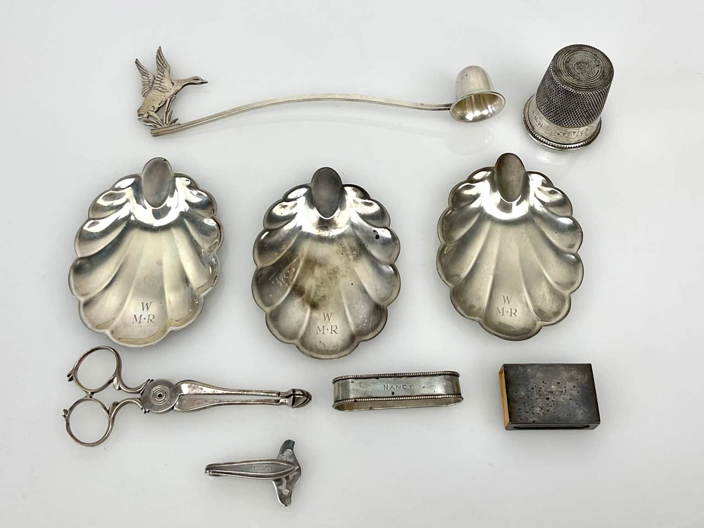 Collection of Vintage Sterling Silver Tableware and Accessories - 9 Pieces