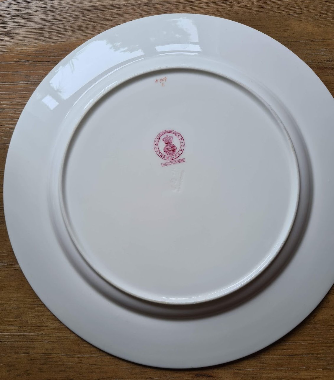 Vintage Dinner Plates Mintons for Burley & Co. H969 - Set of 5