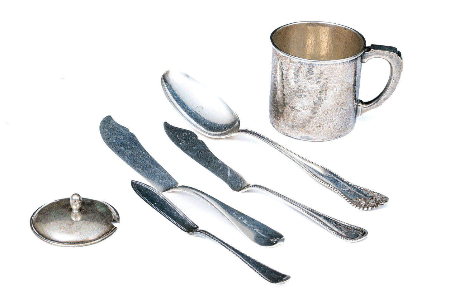 Assorted Sterling Silver Items in one lot, 7.825 OZT