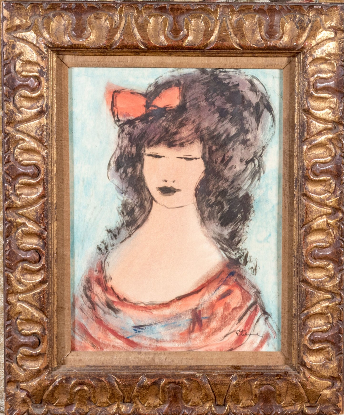 Roger Etienne (Dutch, 1923-2011) Portrait Of A Girl