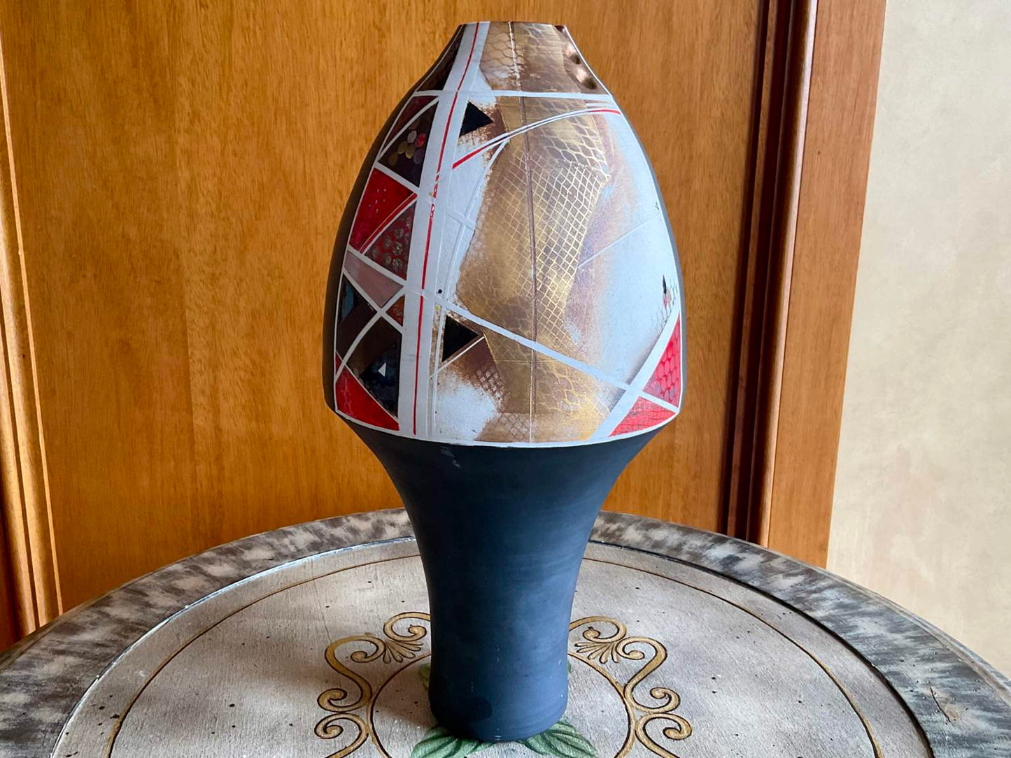 Vintage Doug Irish-Hosler Porcelain Vase, c. 1985