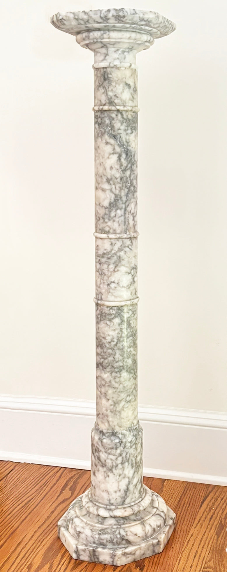 Large Vintage Marble Column Pedestal