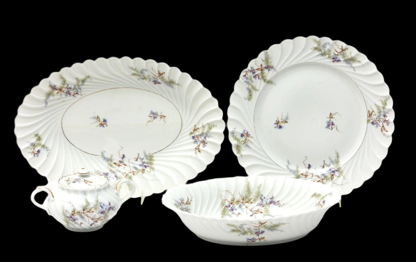 Haviland Limoges Orsay France Serving Set Porcelain - 4 pcs