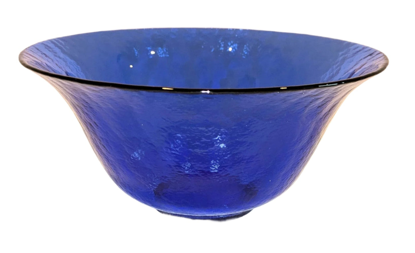 Beautiful Vintage Murano Cobalt Blue Hand Blown Bowl