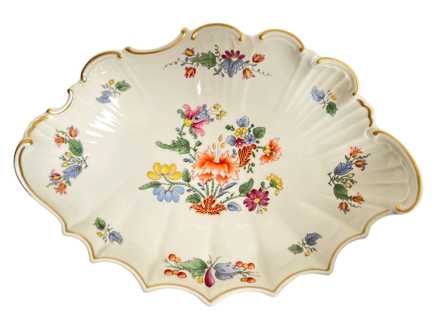 Vintage Richard Genori "Riviera" Porcelain Oval Bowl