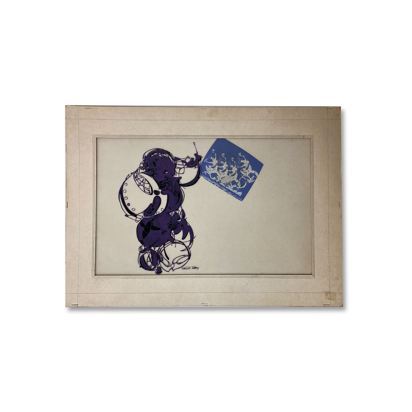Alton S Tobey - Curvilinear Figural Self Portrait