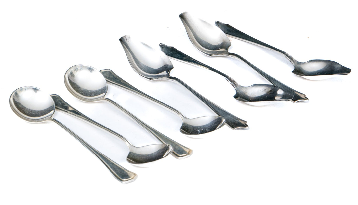 Eight Assorted Sterling Silver Spoons, 4.395 OZT