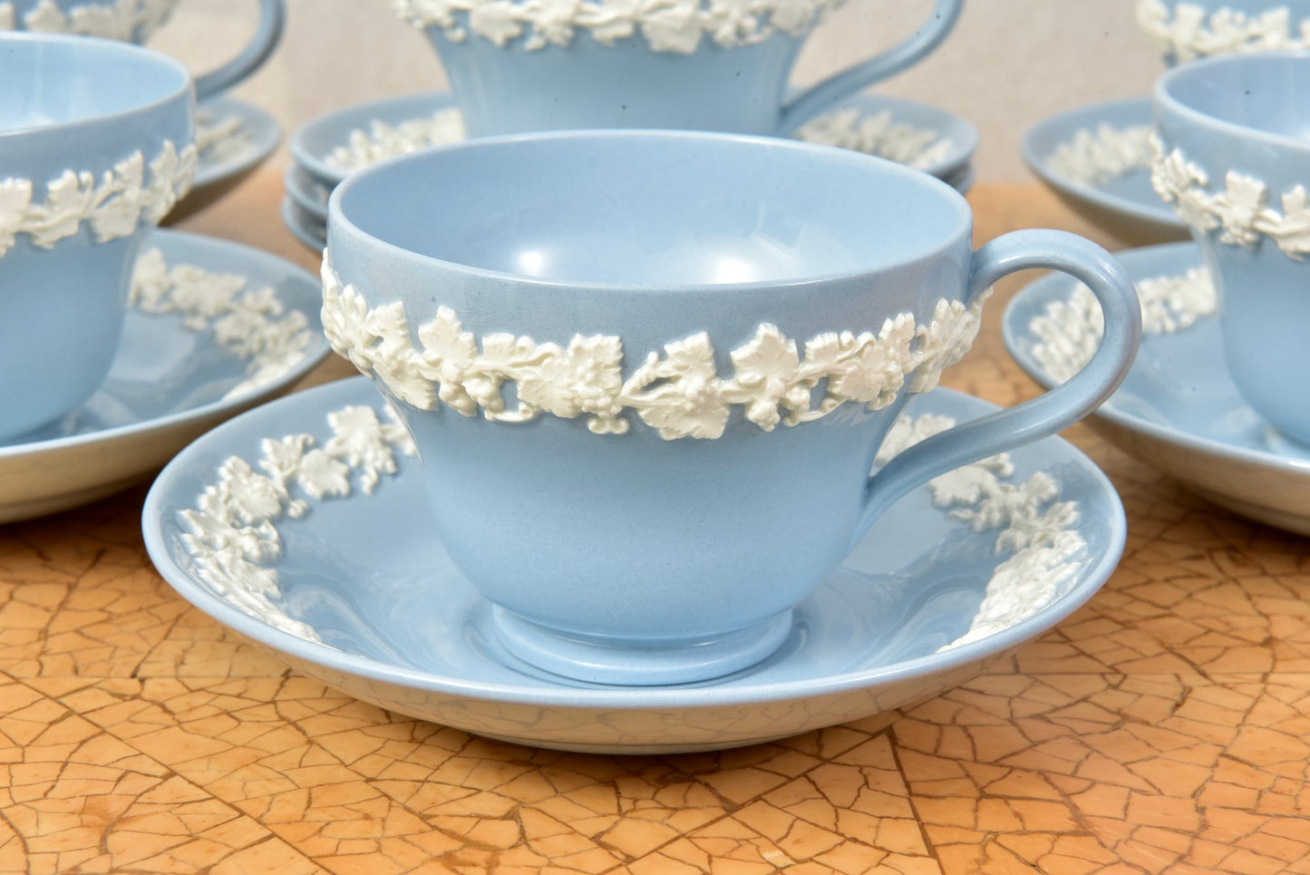 Wedgwood Queensware Tea Cups And Saucers