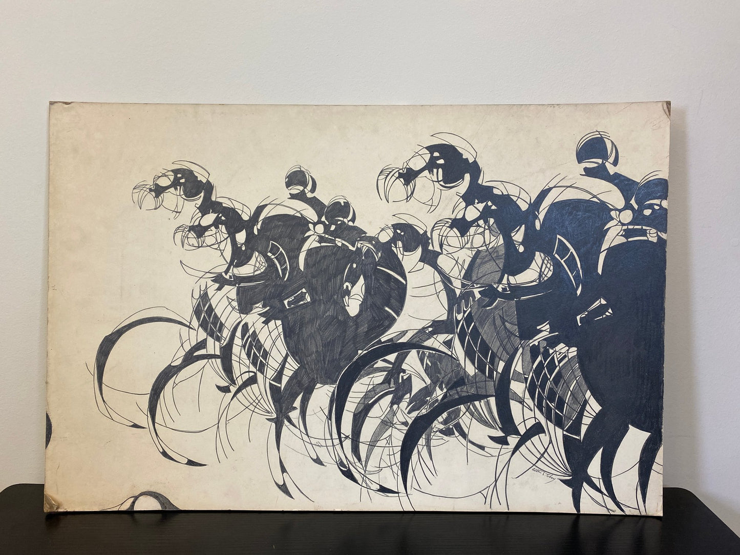 Alton S Tobey - Horse Race