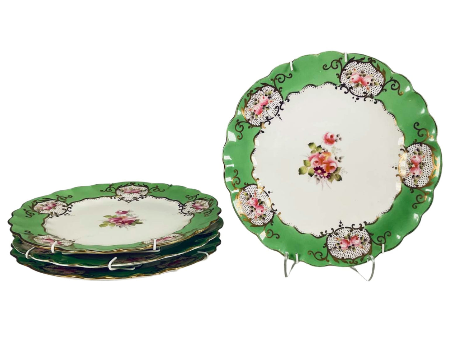 Antique CBL Ltd. Collingwood’s England Plates - Set of 4