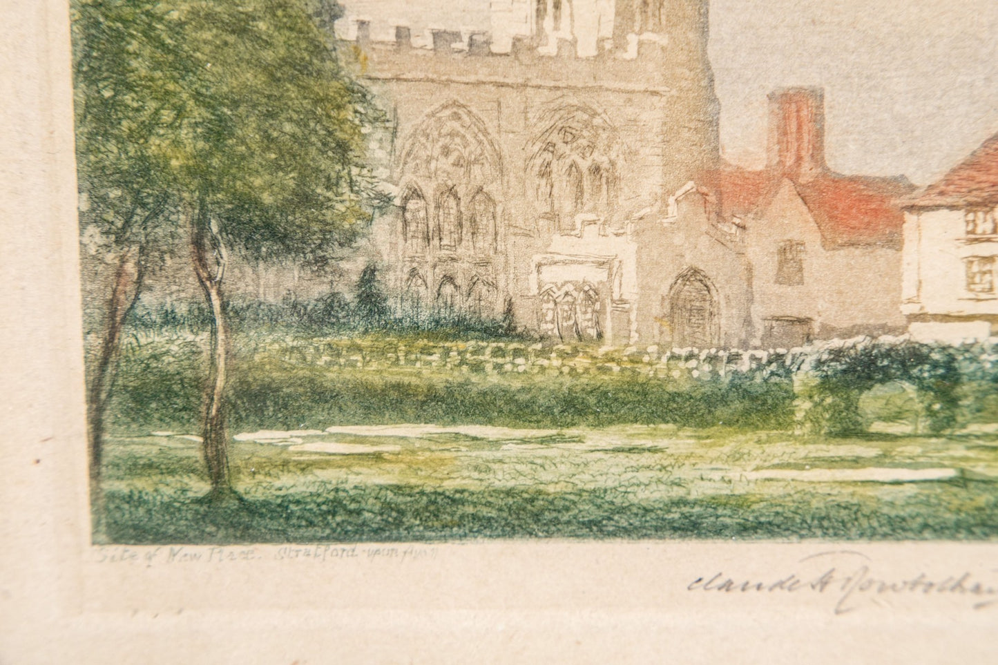 CLAUDE H ROWBOTHAM (BRITISH, 1880-1920) LIMITED EDITION AQUATINT