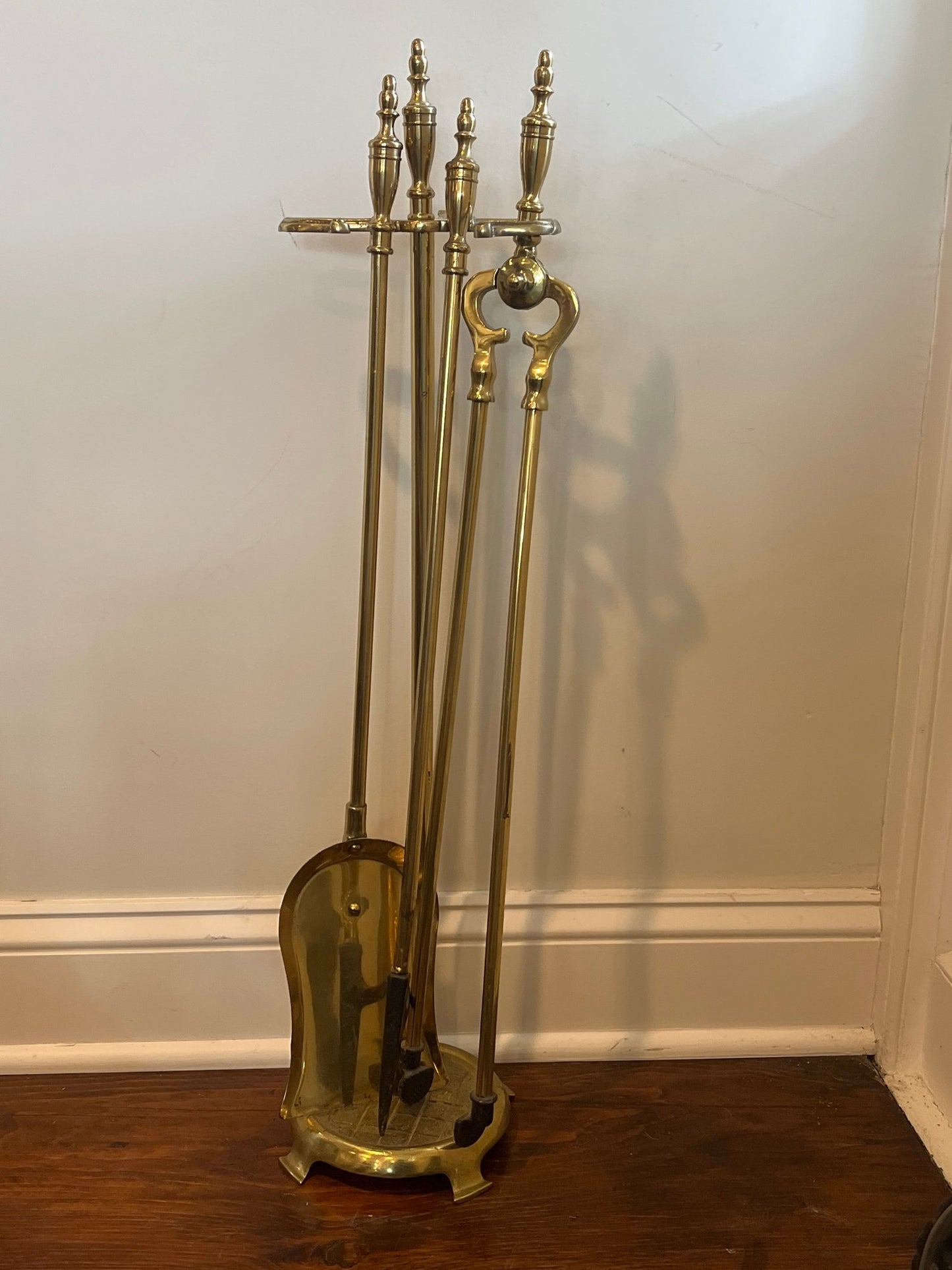 Brass Fireplace Set