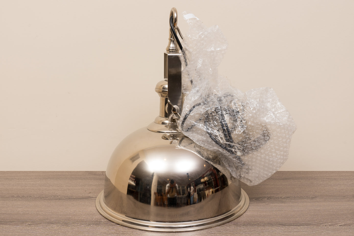 Polished Nickel Pendant Light Fixture
