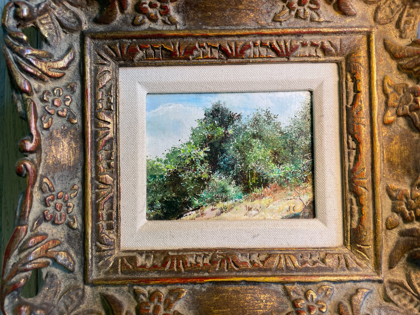 Jane Chenoweth, Landscape, Oil on board, Signed