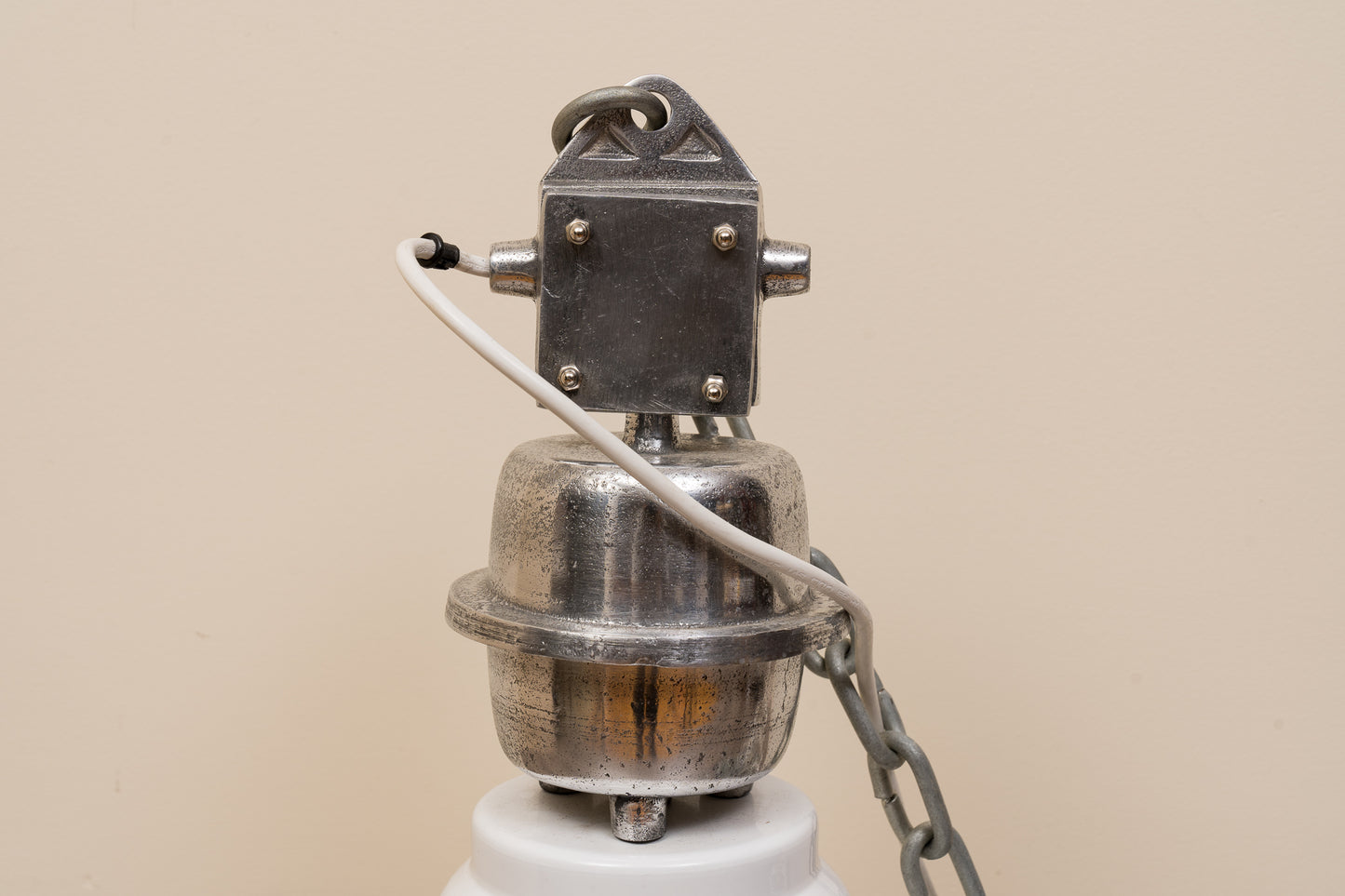 White Dome Light Fixture