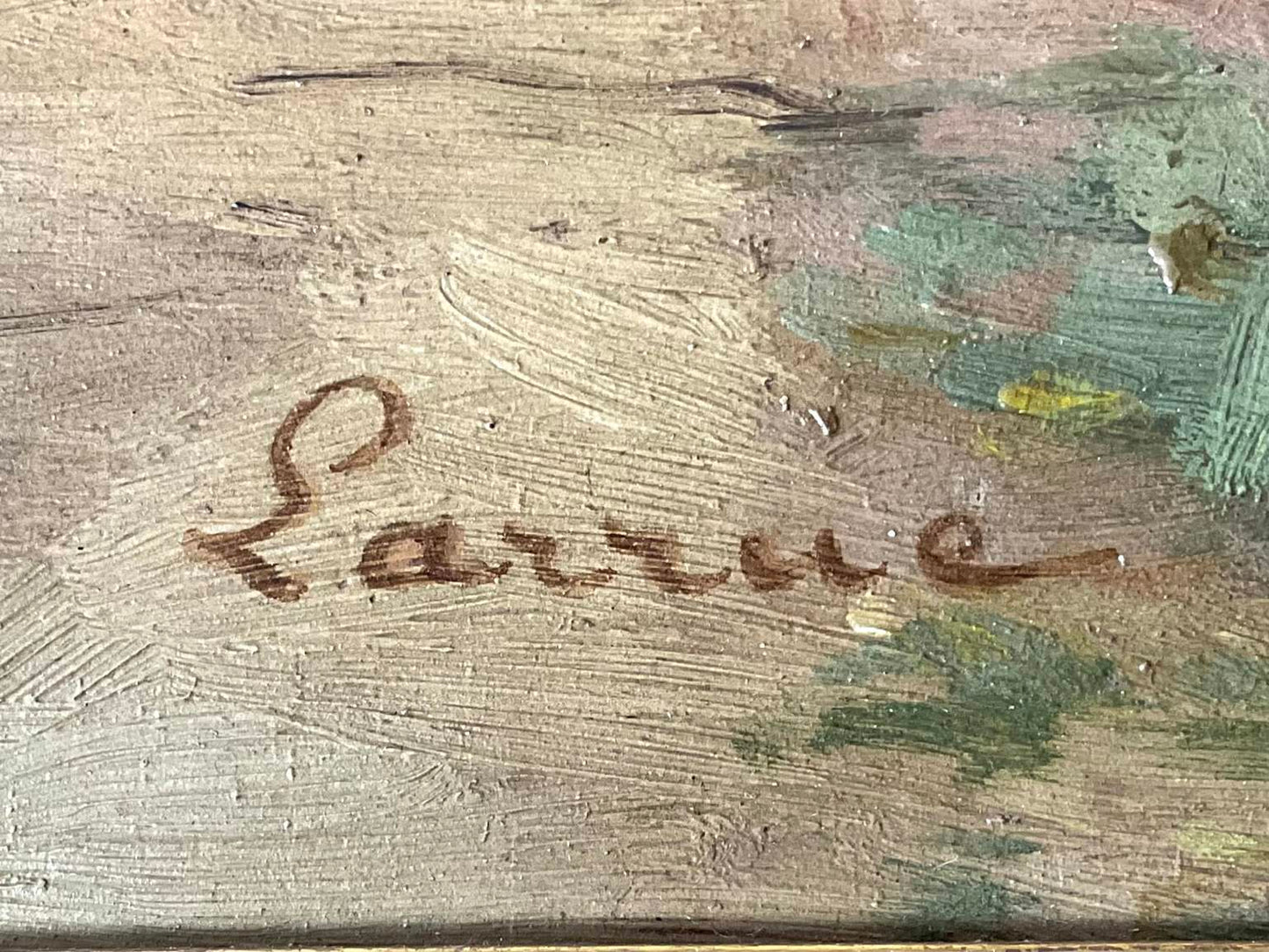 Vintage Oil On Board, signed by Guillaume Larrue (1851-1935)