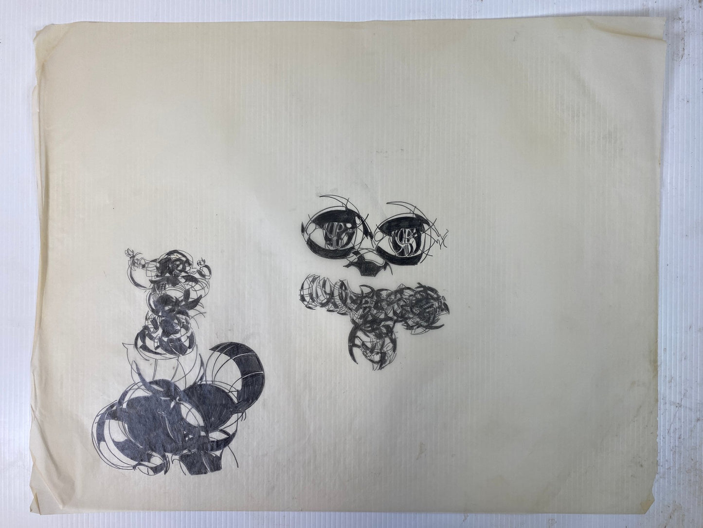 Alton S Tobey - Graphite studies on velum