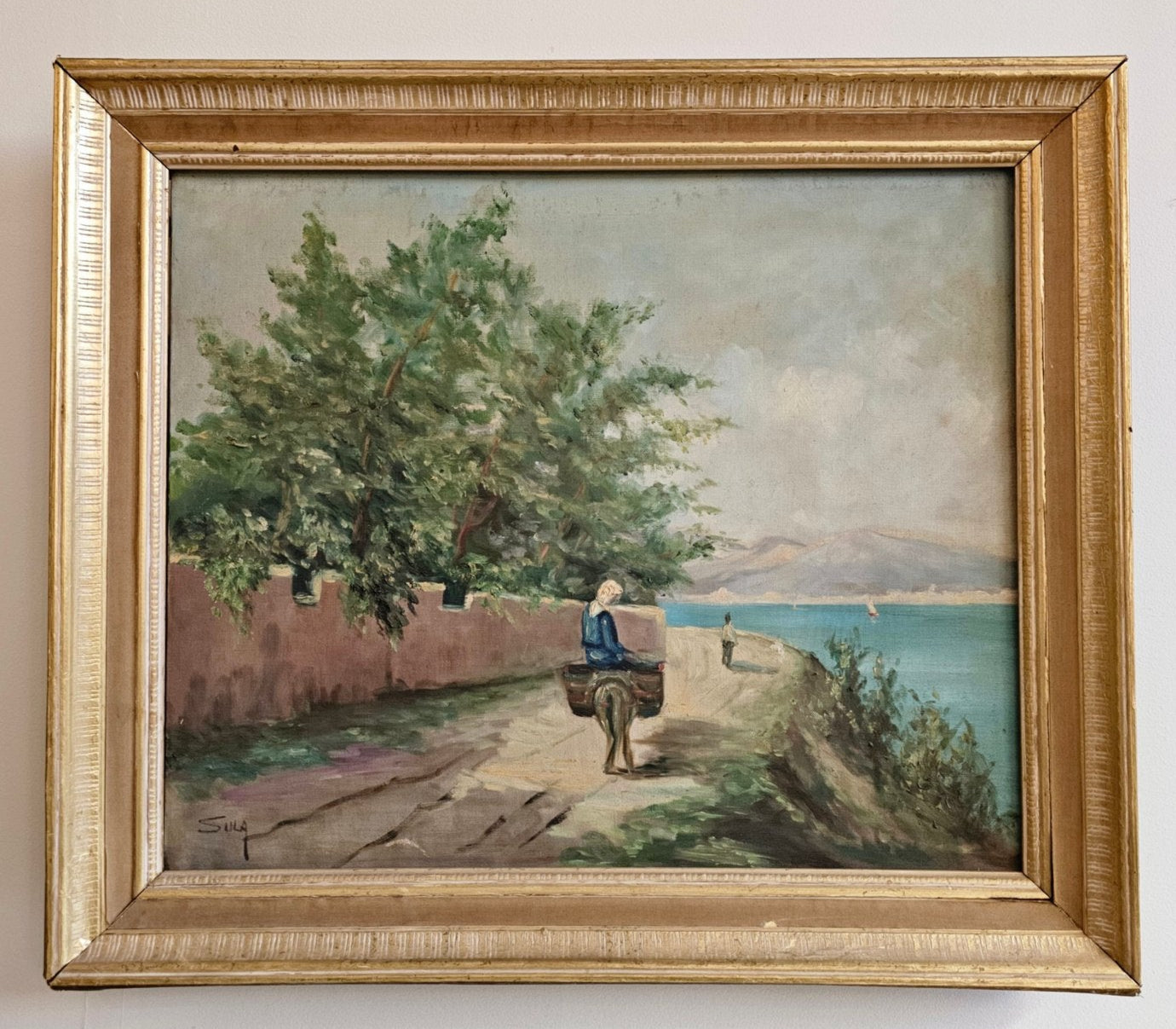 Oil on Canvas, Mid-Century Painting, Signed