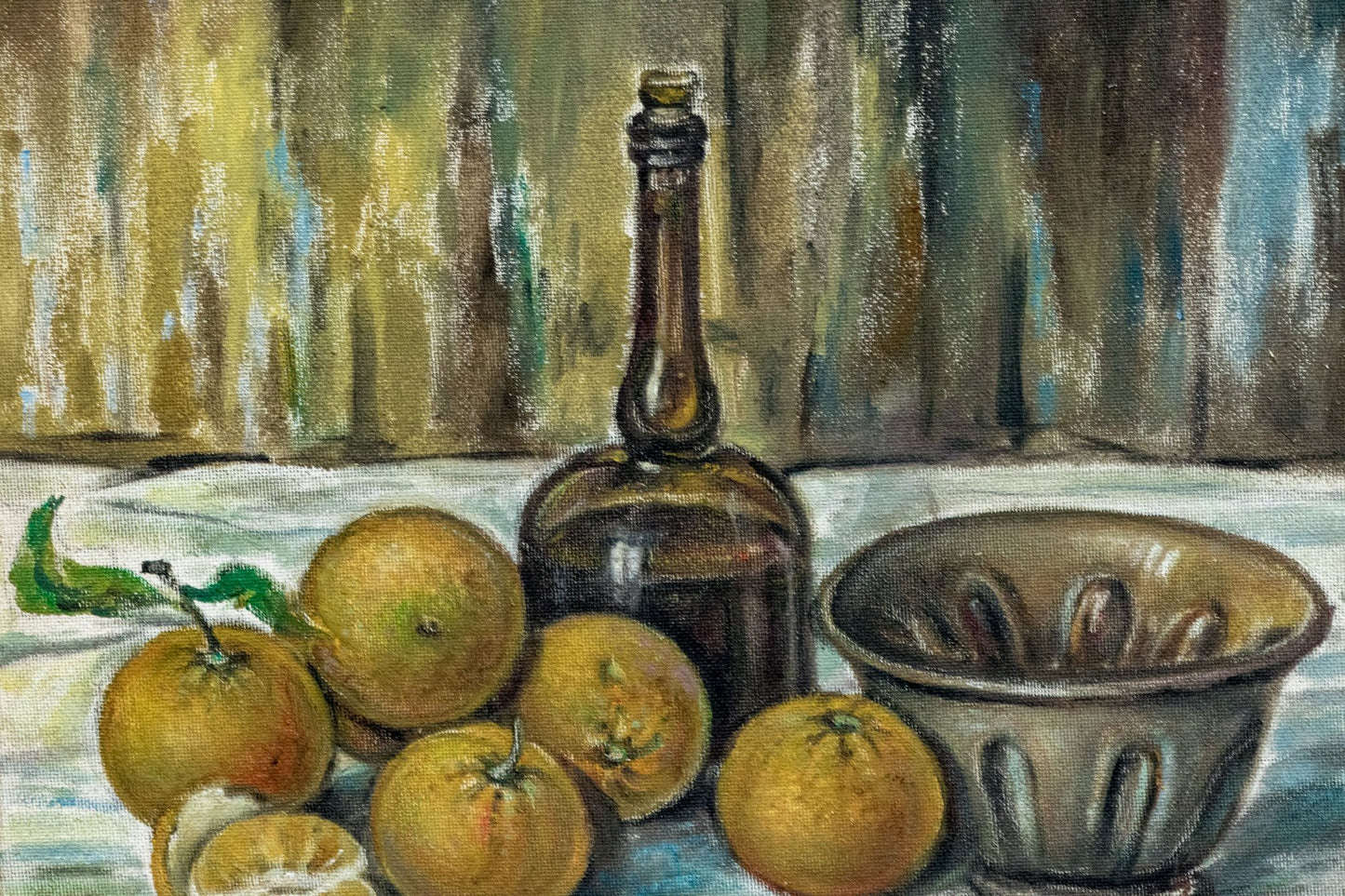 Beautiful Still Life, Oil on Canvas, Signed, c. 1966