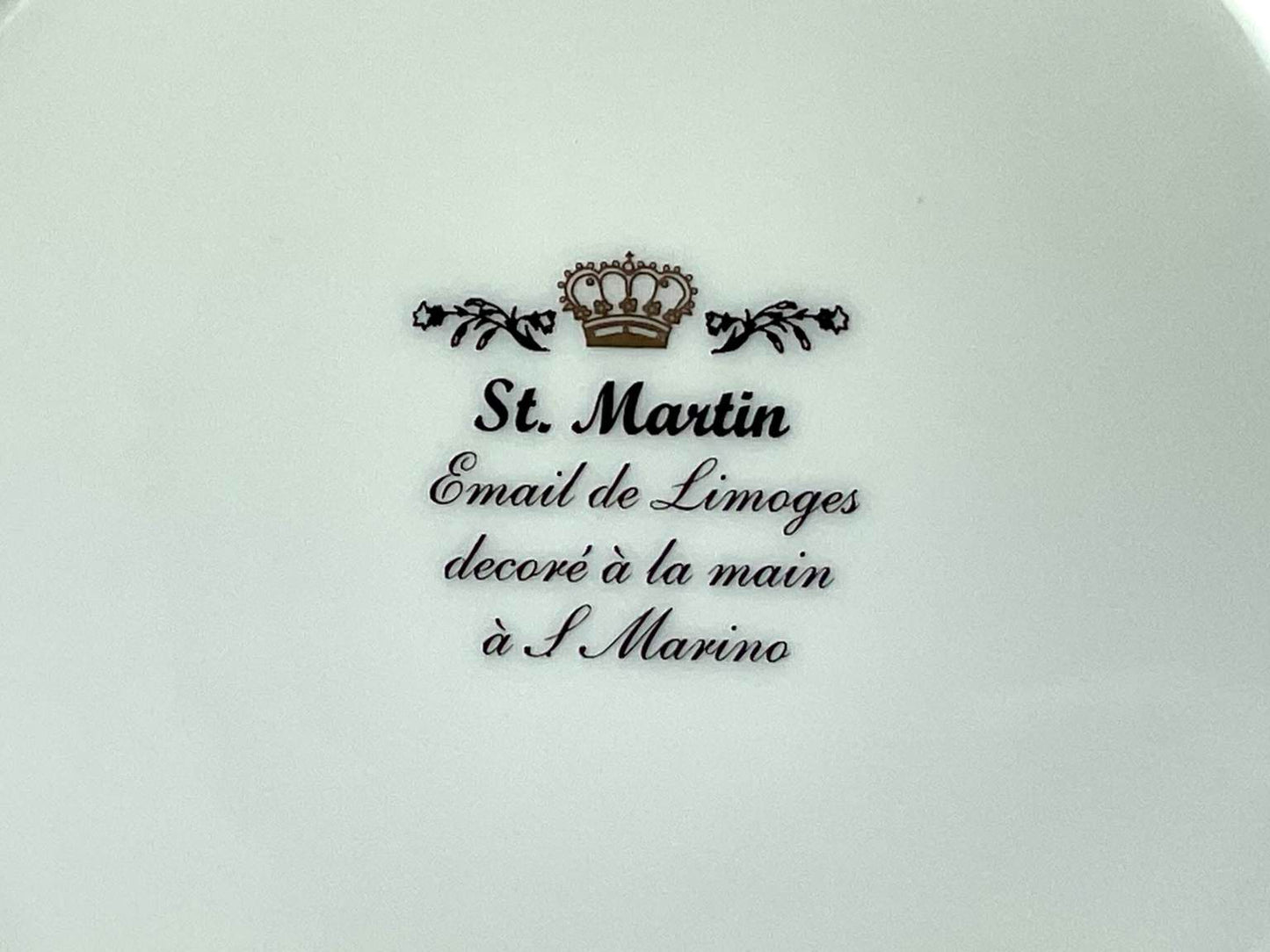 St. Martin Limoge Plates - Set of 4