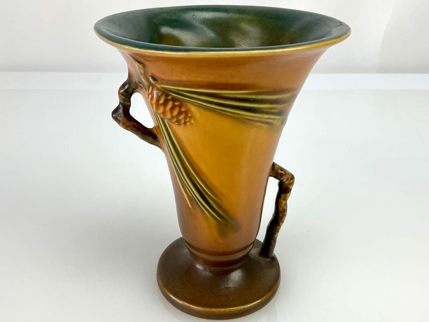Rare Roseville Pottery Pine Cone Vase