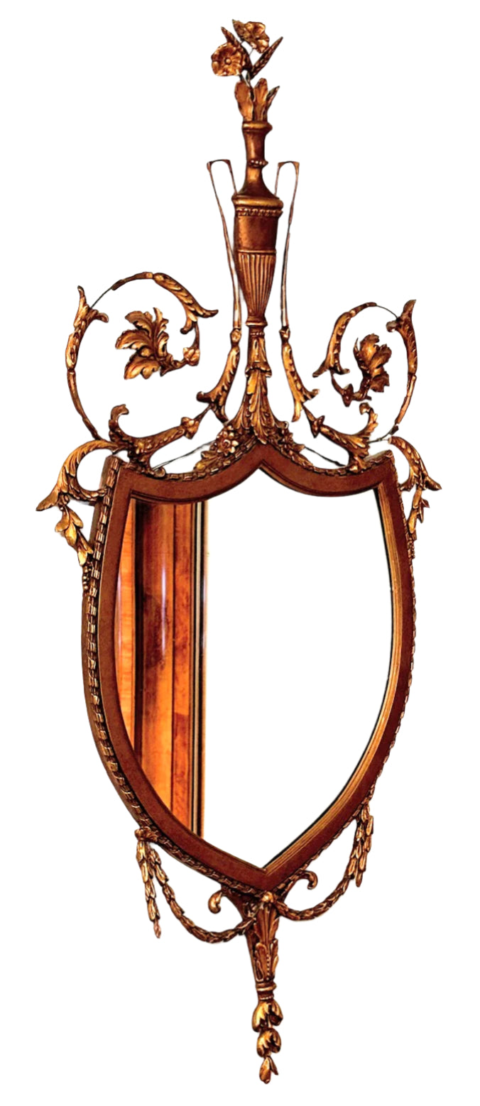 Pair of 1930's Adams Style Mirrors In Good Gilt And Condition