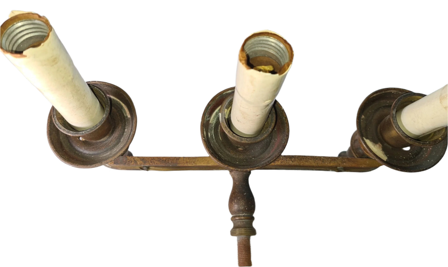 Really Very Antique Spanish 3 Light Wall Sconce