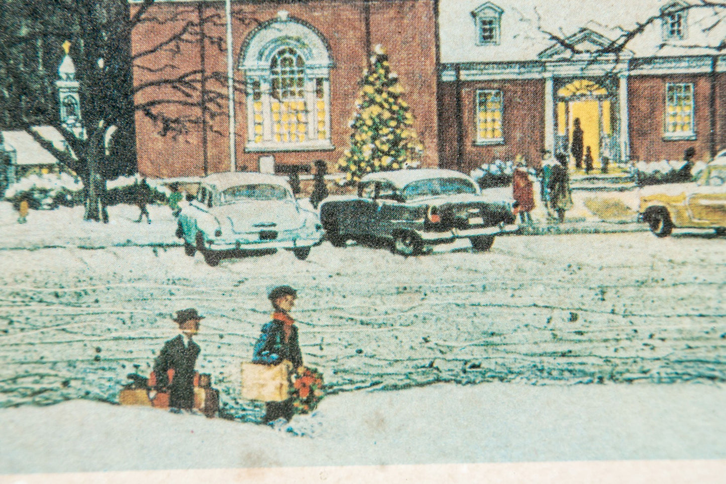 NORMAN ROCKWELL (AMERICAN, 1894-1978) LITHOGRAPH "Home for Christmas"