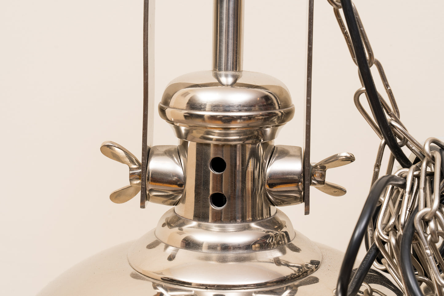Polished Nickel Pendant Light Fixture