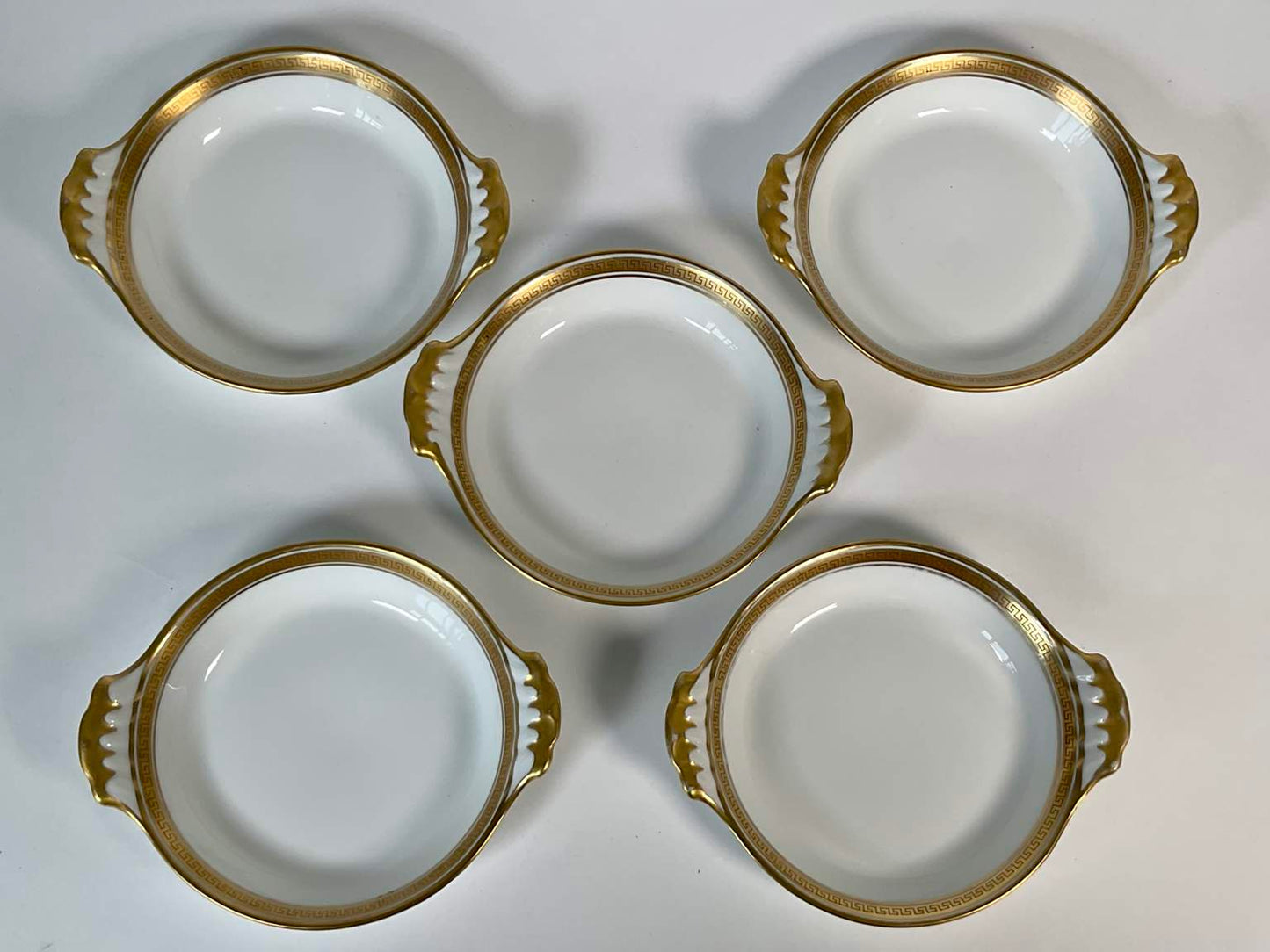 Vintage L. Bernardaud Limoges Gilded Dishes - Set of 6