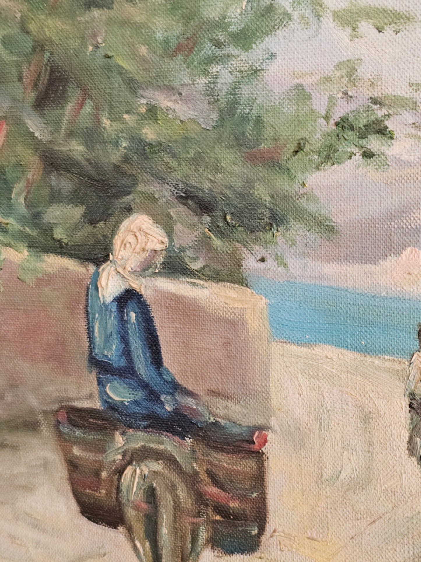 Oil on Canvas, Mid-Century Painting, Signed