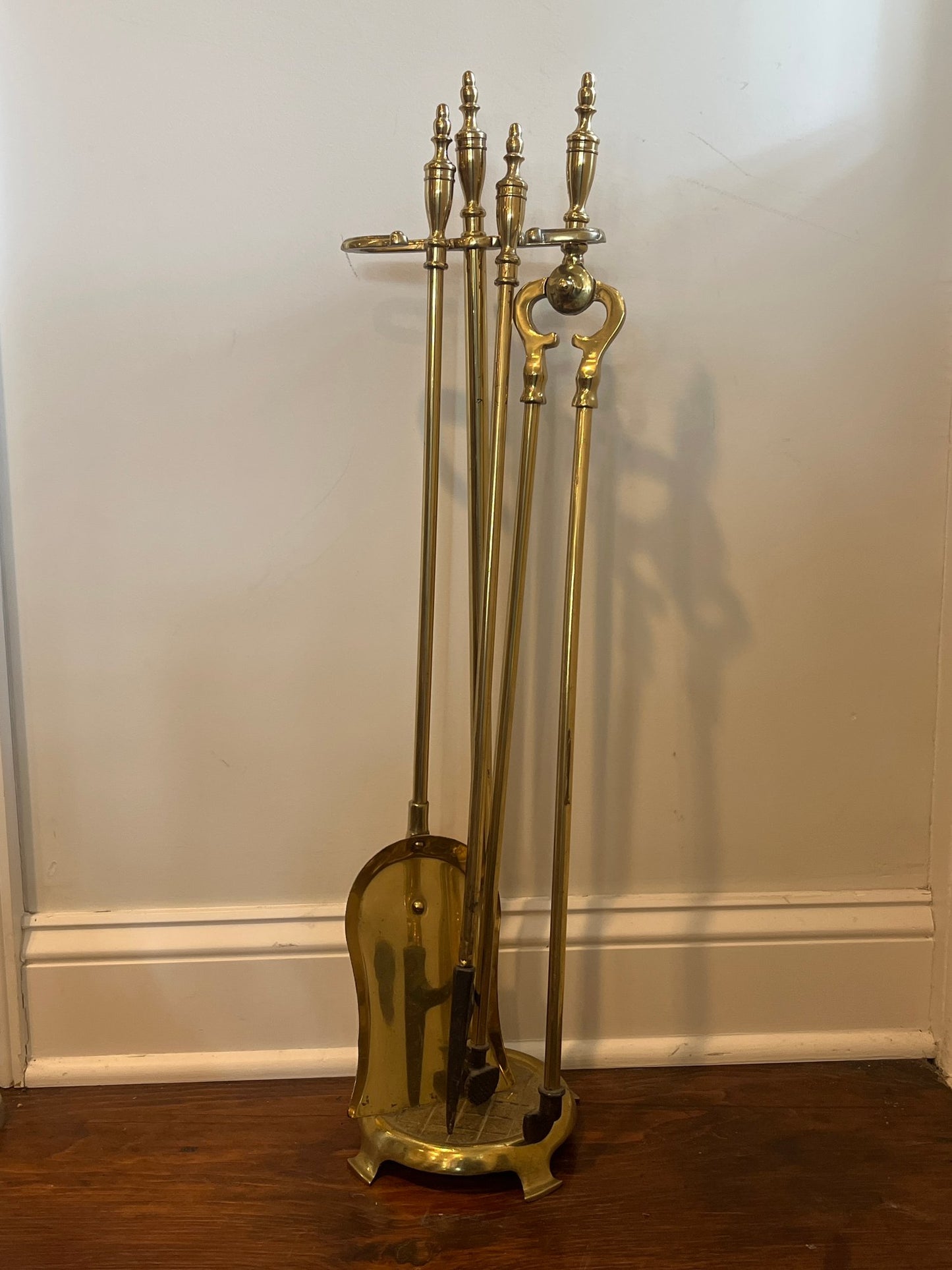 Brass Fireplace Set