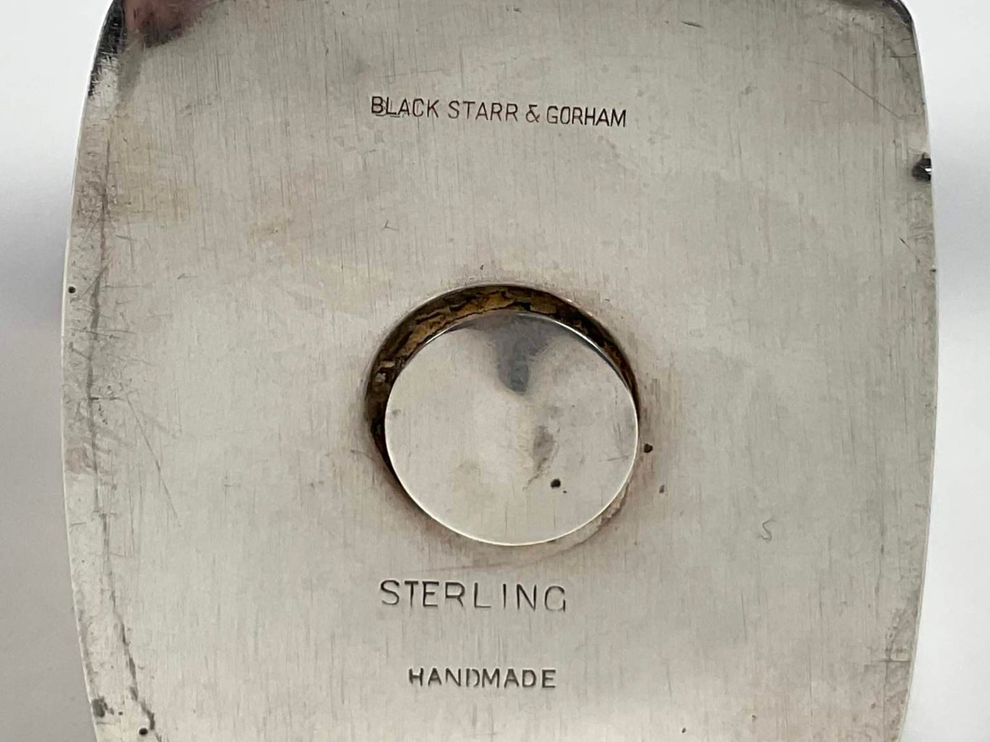 Black Starr & Gorman Handmade Sterling Silver Lighter
