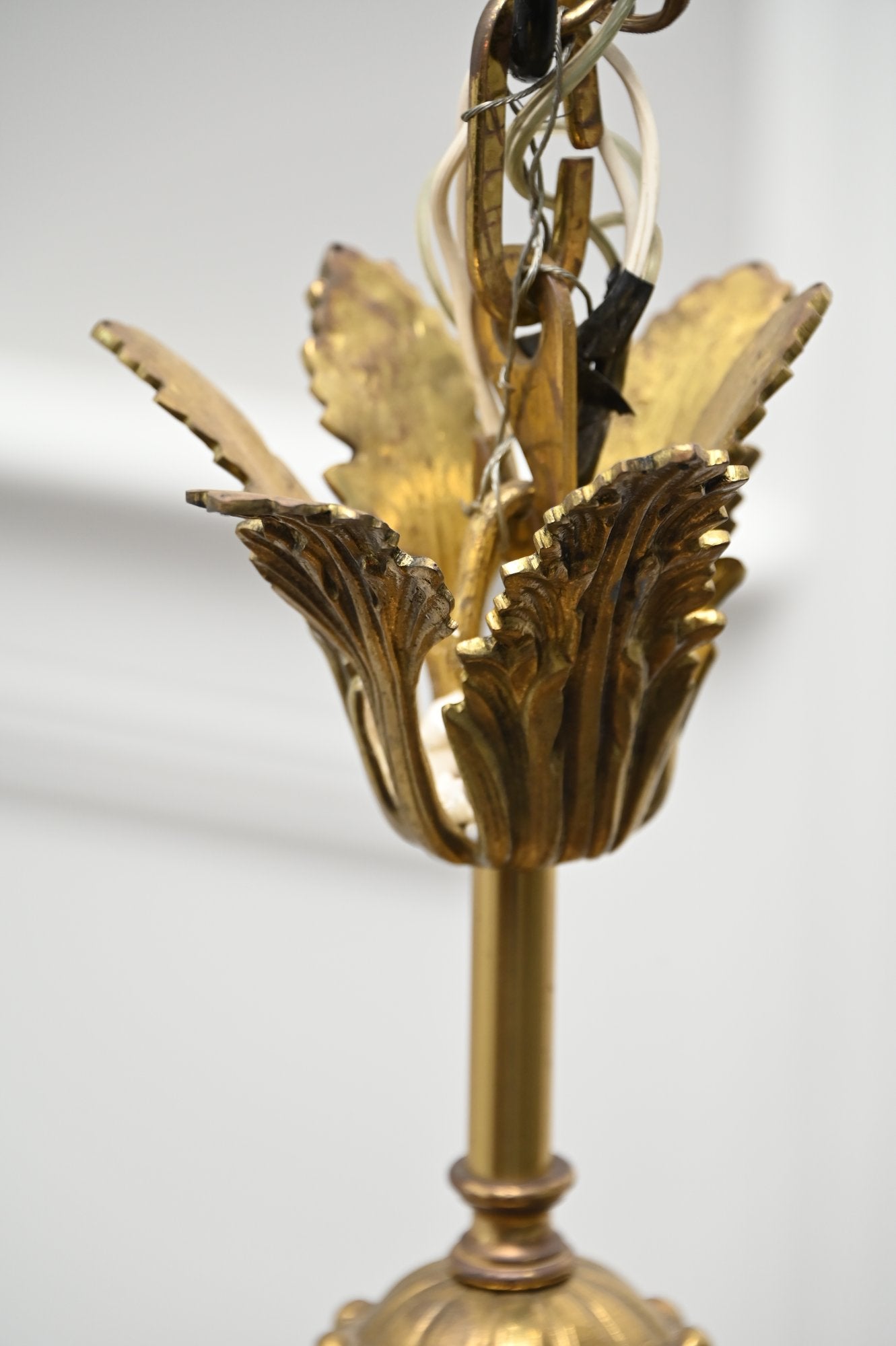 French Rococo Revival Gilt Bronze Eight-light Chandelier