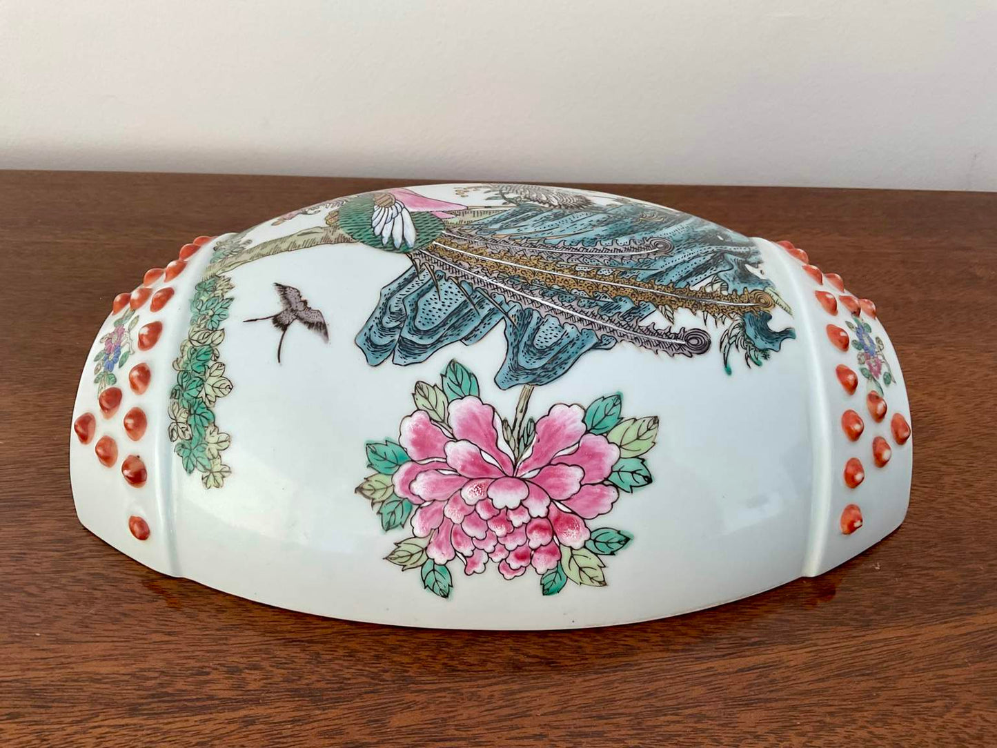 Vintage Chinese Porcelain Wall Planter