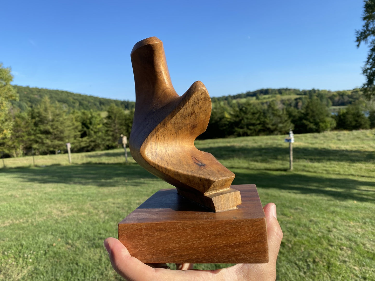Abstract Wood Sculpture, 1968, Giuseppe Carli (Italian, 1915-1987)