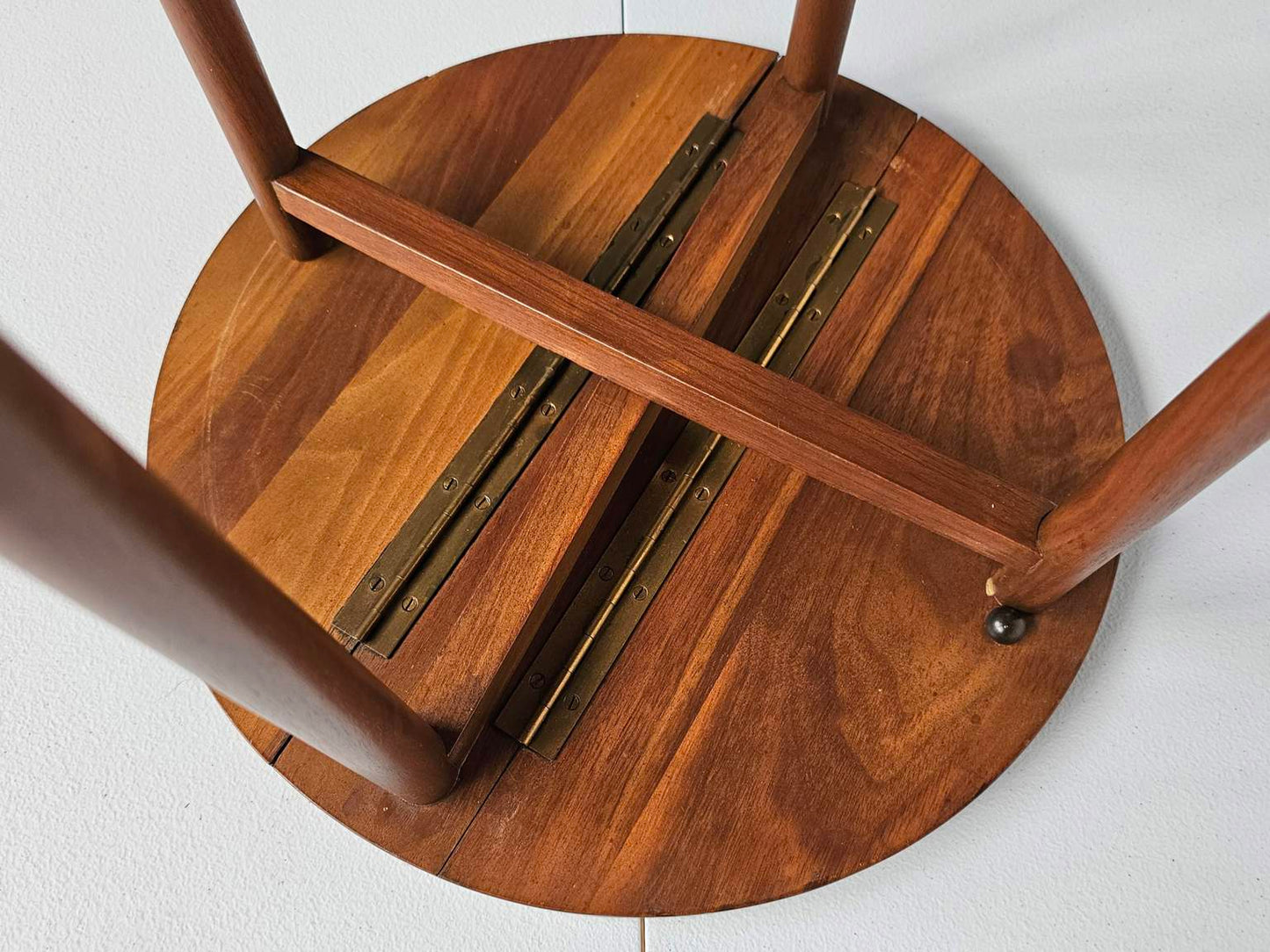 c. 1960 Bertha Schaefer For Singer & Sons Folding Walnut Side Table