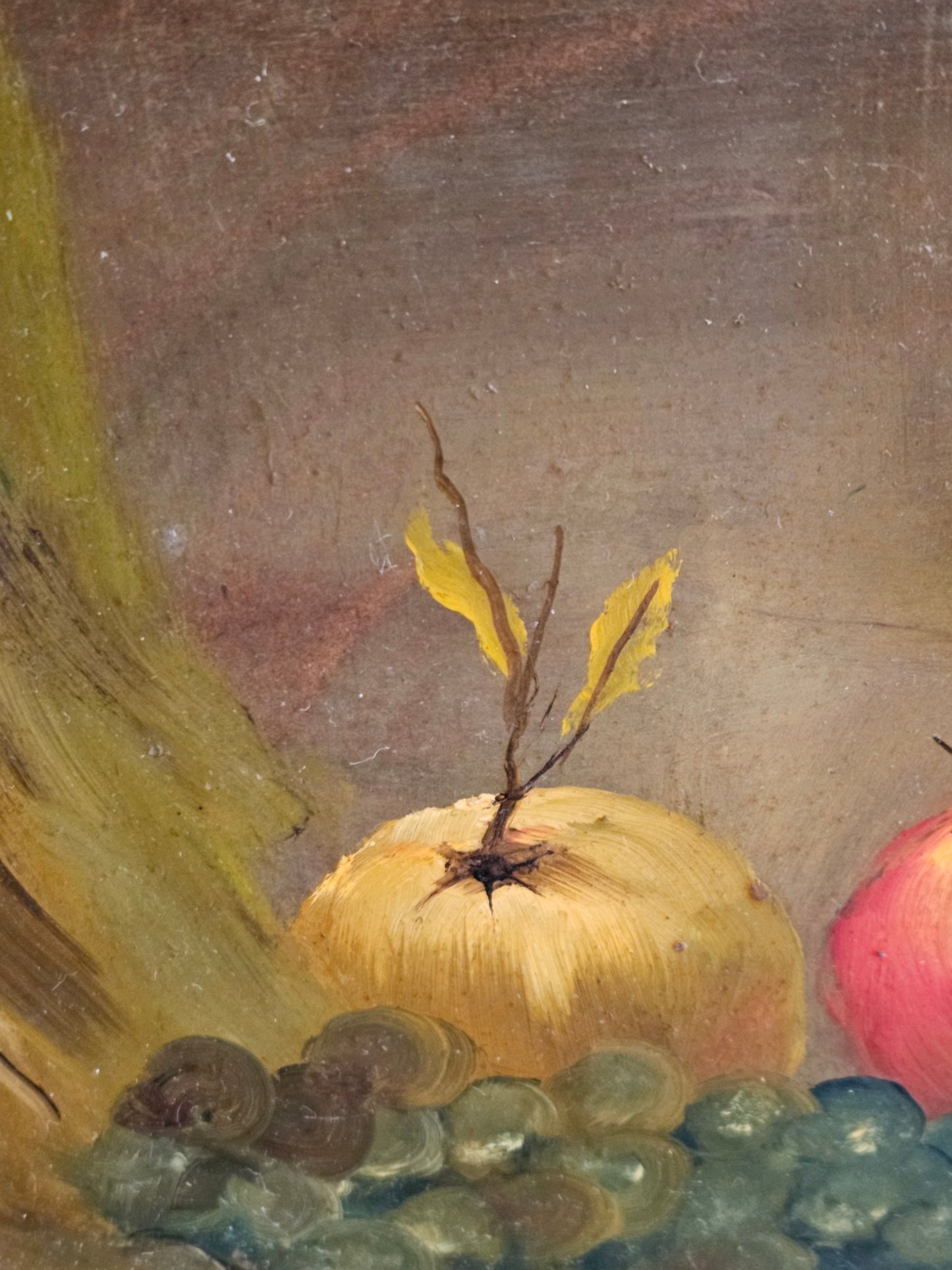 Antique Original Still Life Painting Oil On Board,Artist Signed