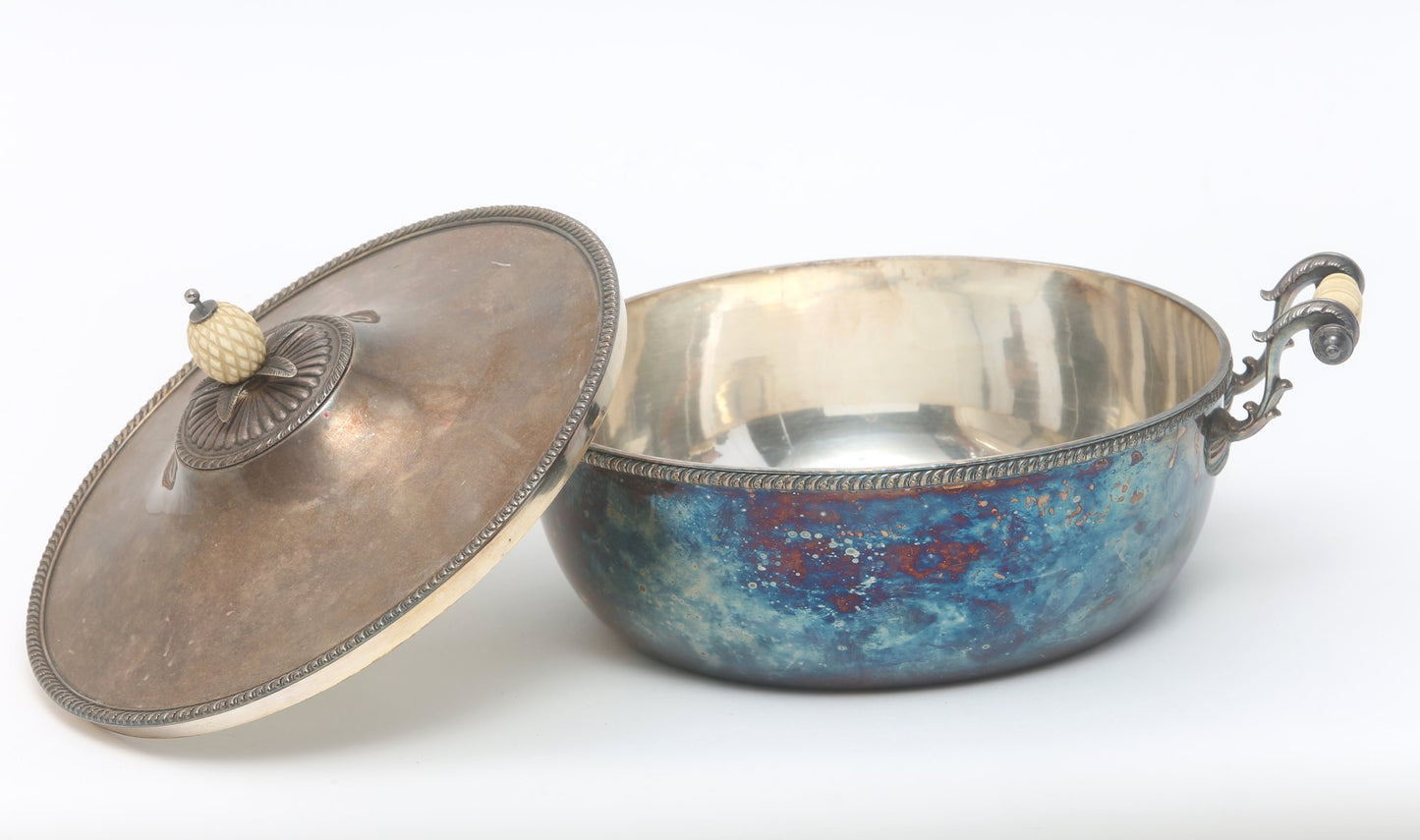 Art Deco Silver Plated Covered Dish