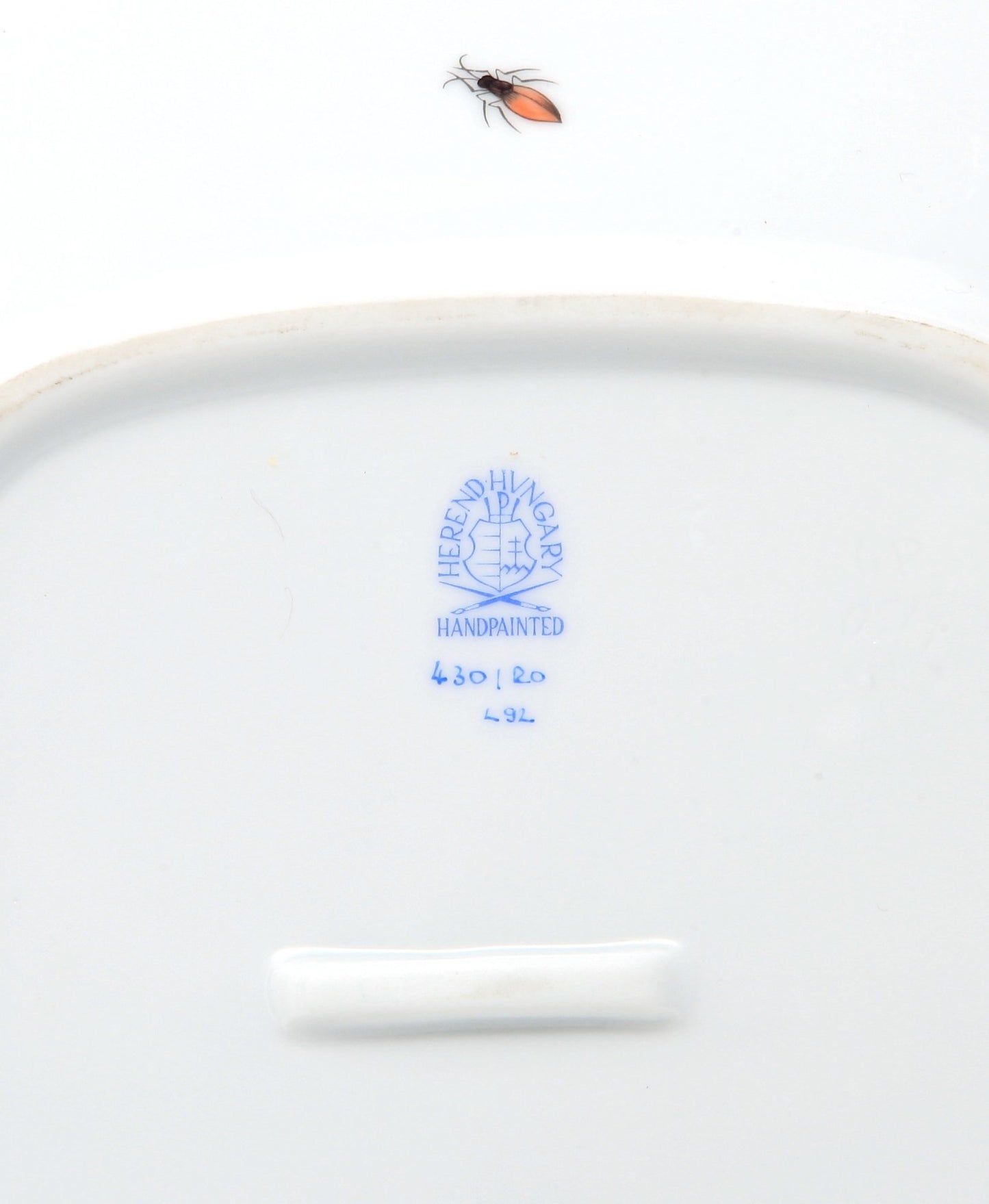 Herend Bird Porcelain Dessert Dish