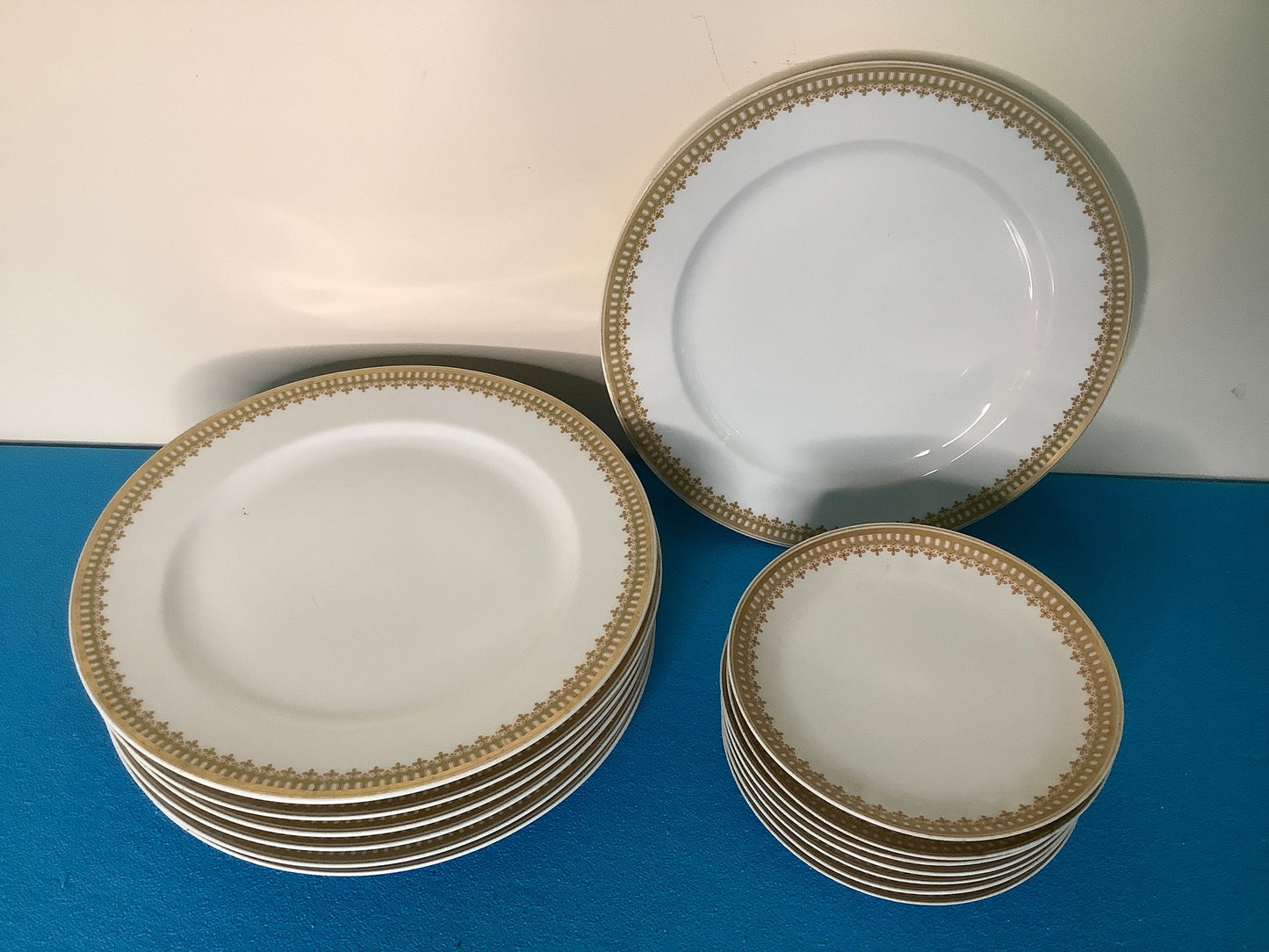LIMOGES HAVILAND FRANCE PLATES, 6" & 10", set of 7 each
