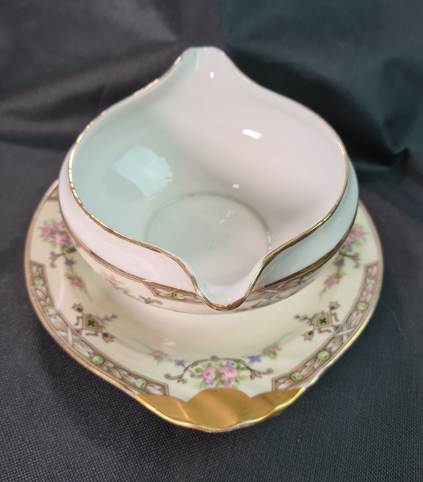 Lafayette Gravy Boat with Underplate, UC Limoges