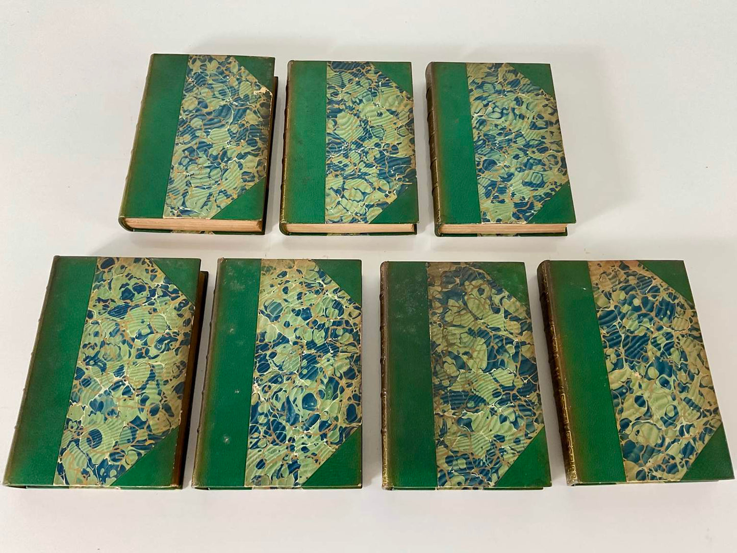 Antique John Greeleaf Whittier Complete Writings, 7 Volume Complete Set