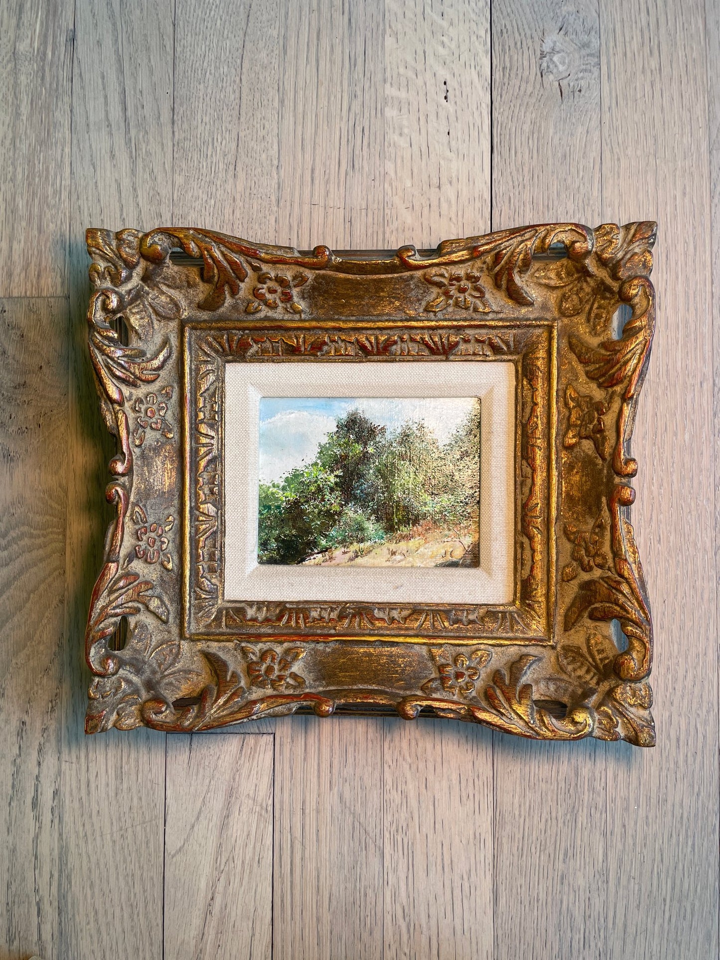 Jane Chenoweth, Landscape, Oil on board, Signed